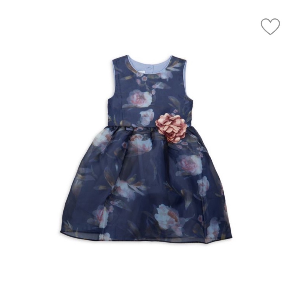 PIPPA & JULIE Little Girl’s Floral A Line Dress